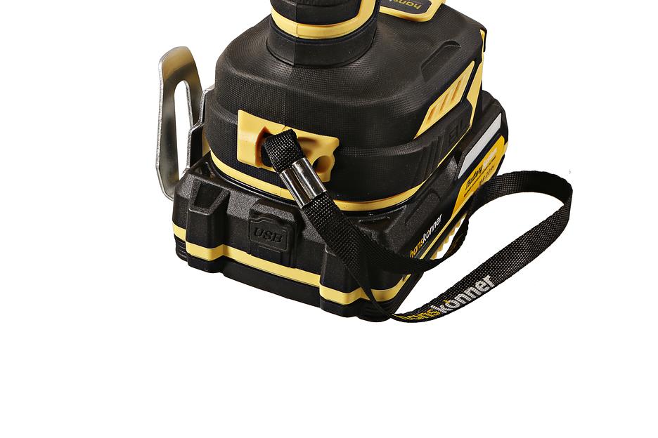 Дрель-шуруповерт аккумуляторная бесщеточная ударная PLATINUM в кейсе 18 В 65Нм патрон 13мм 2х2Ач фото 4