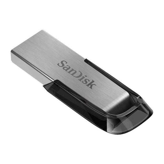 Флеш Диск Sandisk 64Gb Cruzer Ultra Flair SDCZ73-064G-G46 USB3.0 серебристый/черный фото 3