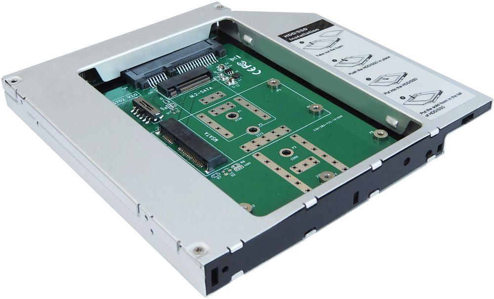 Сменный бокс для HDD/SSD AgeStar SMNF2S SATA металл серебристый 2.5" фото 5