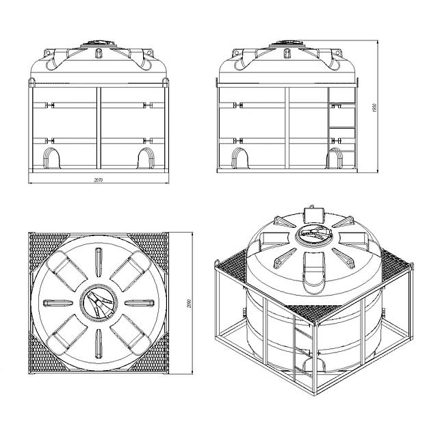 Кассета 5м³ TR для СЗР/воды фото 2