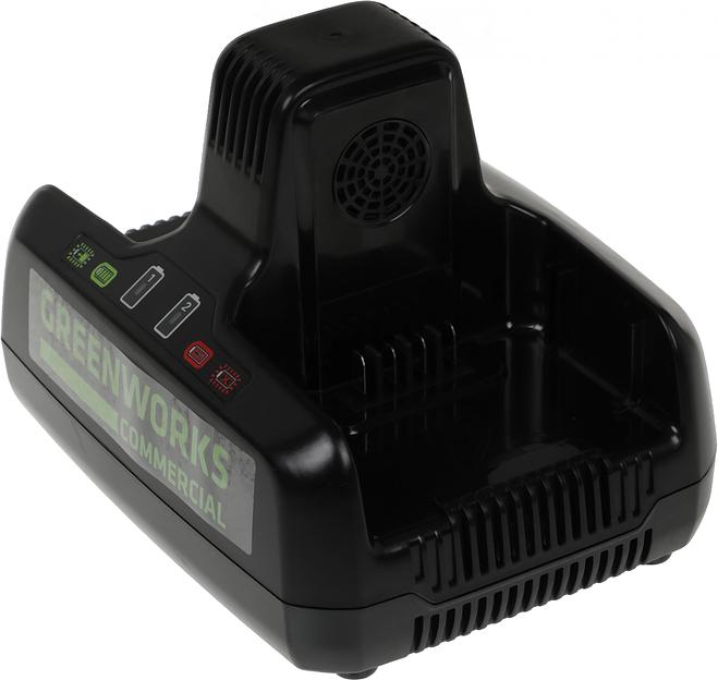 Greenworks Быстрое зарядное устройство для 2-х аккумуляторов Greenworks G82C2, 82V [2939007] фото 3