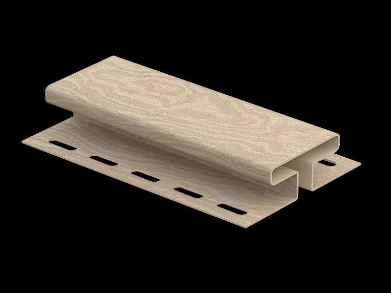 Планка соединительная для сайдинга Тимберблок Кедр фото 1