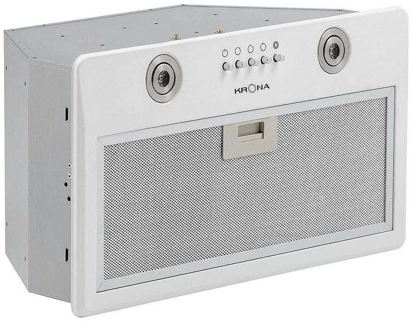 Вытяжка встраиваемая Krona Runa 600 PB белый управление: кнопочное (1 мотор) фото 8