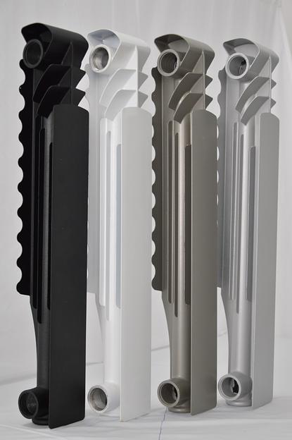 Алюминиевый отопительный радиатор 4-6-8-10 секционные SAIKO-500 белый ОПТ фото 3