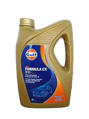 Моторное масло для бензиновых и дизельных двигателей Gulf Formula СХ 5W-30 4 л фото 1