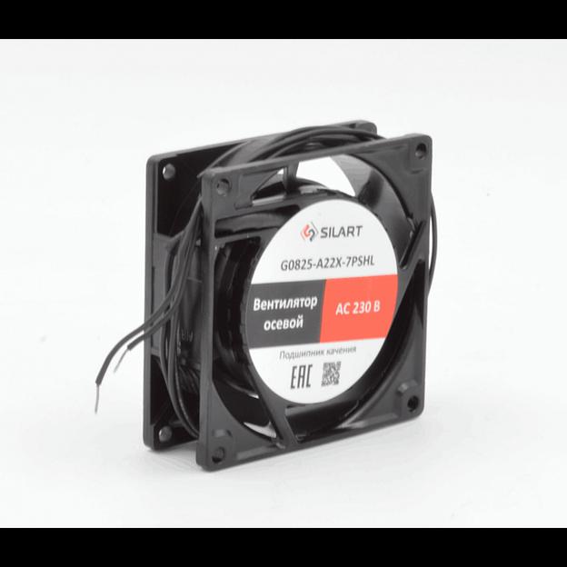 Вентилятор осевой SILART, 80х 80 х 25 мм, 220 VAC, подшипник скольжения фото 1