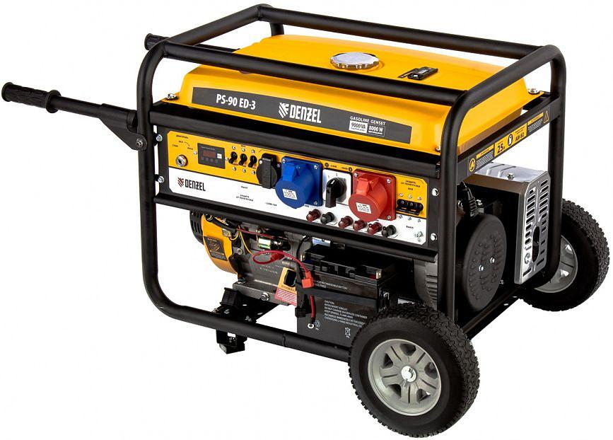 Генератор Denzel PS 90 ED-3 9кВт фото 4