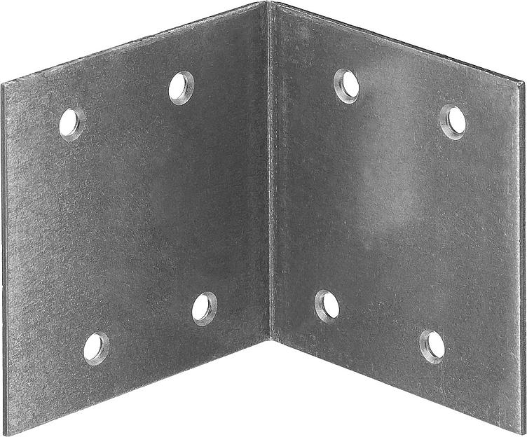 ЗУБР УМШ-1.5, 60 x 60 x 60 x 1.5 мм, белый цинк, широкий мебельный уголок (31034-60) фото 1