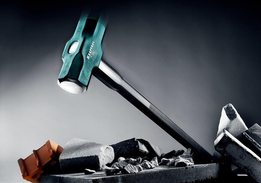 KRAFTOOL Steel FORCE, 8 кг, кувалда со стальной удлинённой обрезиненной рукояткой (2009-8) фото 8