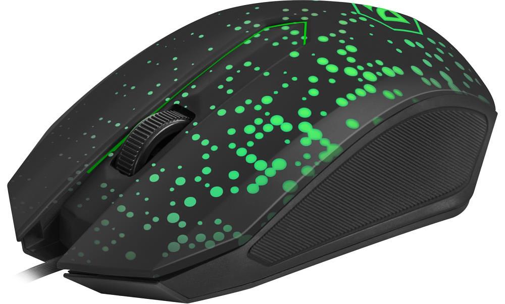Мышь Defender Event MB-754 черный оптическая (1000dpi) USB (2but) фото 1