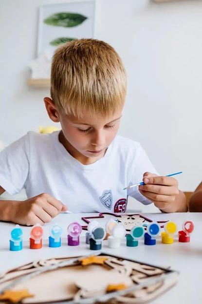 Раскраска антистресс набор для творчества Тукан Art Plywood опт фото 6