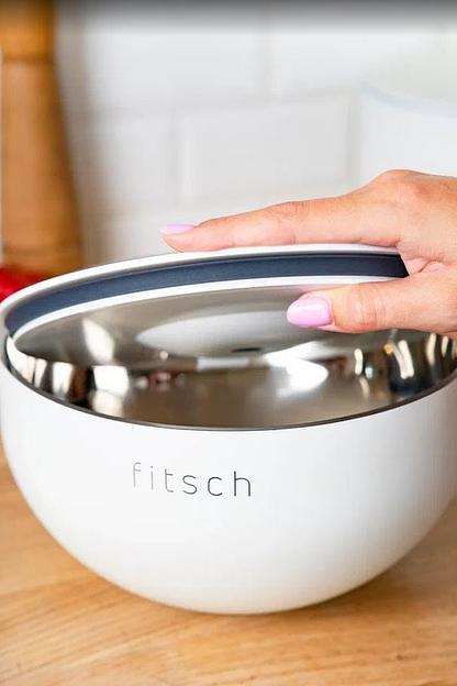 Термомиска с крышкой Fitsch, 3 литра, белая фото 3
