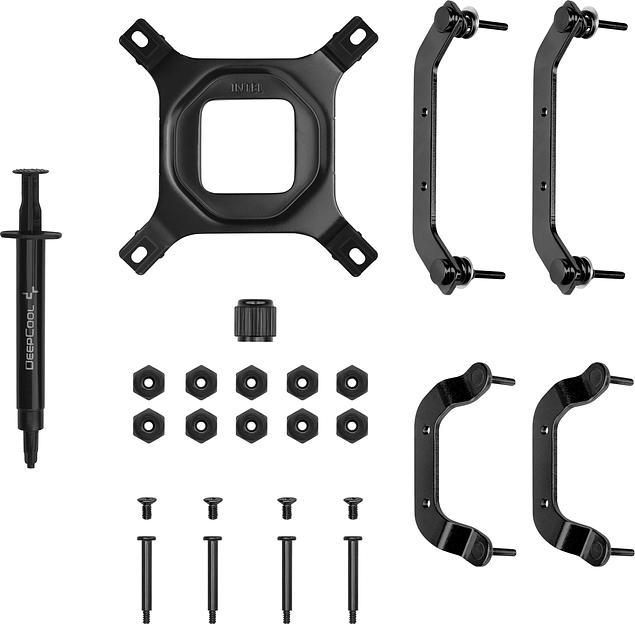 Устройство охлаждения(кулер) Deepcool AN400 Soc-AM5/AM4/1151/1200/1700 черный 4-pin Al+Cu Ret фото 7