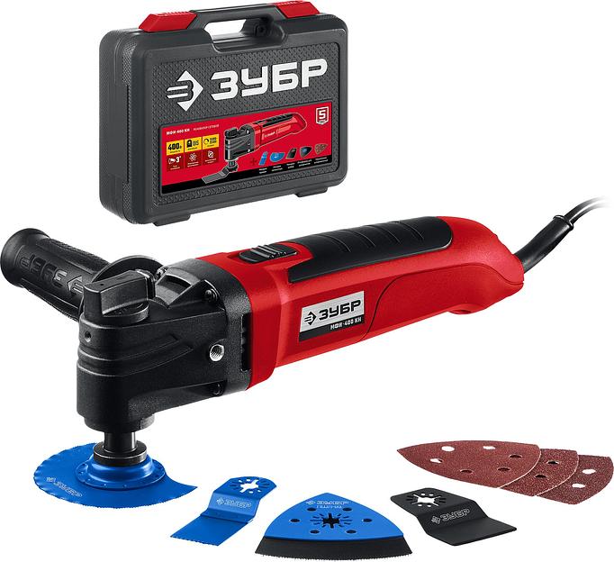 Многофункциональный инструмент Зубр МФИ-400 КН 400Вт красный/черный фото 1