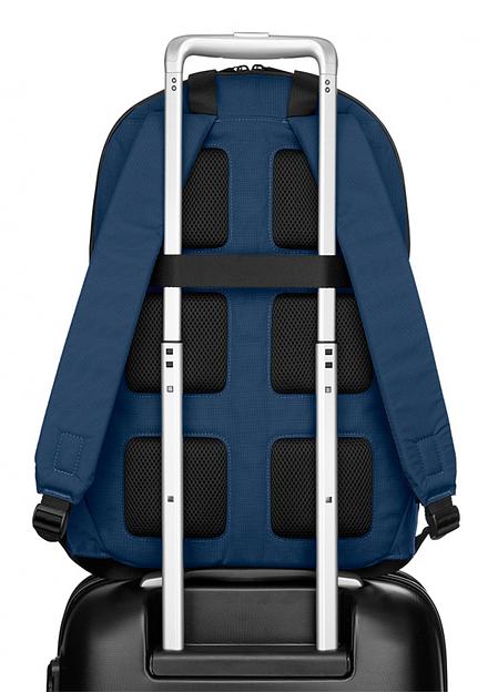 Рюкзак Moleskine METRO (ET82MTBKB20) 31x47x13см полиамид синий сапфир фото 5