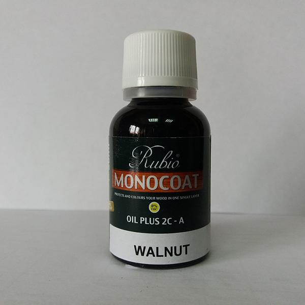 Масло Rubio Monocoat Oil Plus 2C component A, Walnut, 20 ml фото 1