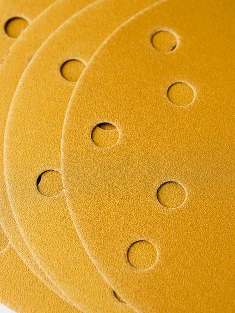 Абразивный круг 150 mm P150 15 отверстий на липучке, опт фото 1