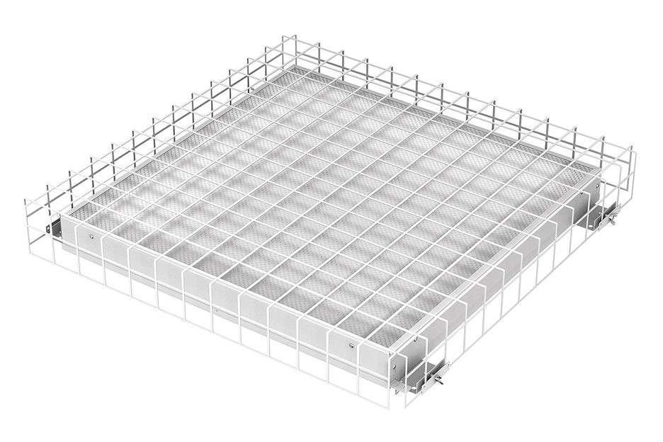 ЭРА Б0055406 Решетка защитная SPO-BAR-650-650 из армированной стали для светильников 657х657х98 армстронг фото 1
