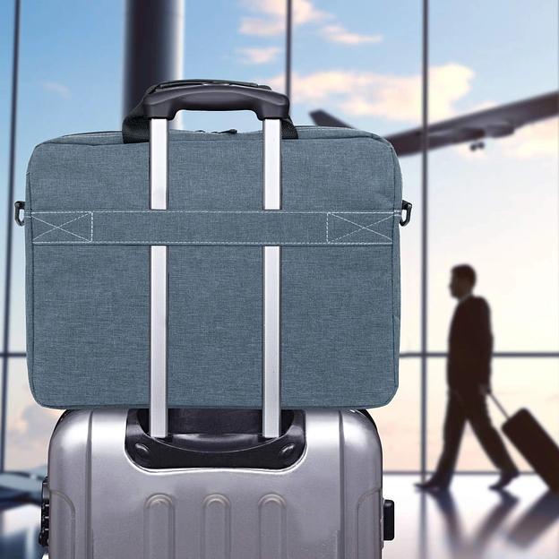 Сумка для ноутбука 15.6" Portcase KCB-162 серый нейлон/полиэстер (KCB-162 GREY) фото 10