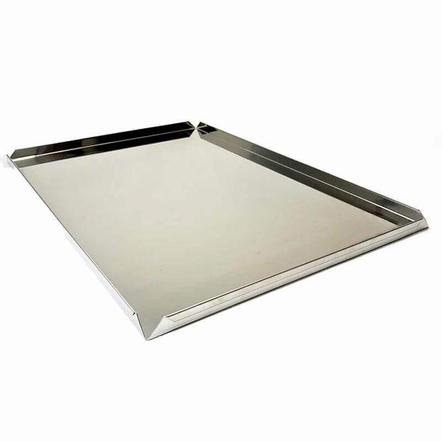 Противень витринный 4 борта 600x400 мм высота 20 мм нержавеющая сталь фото 1