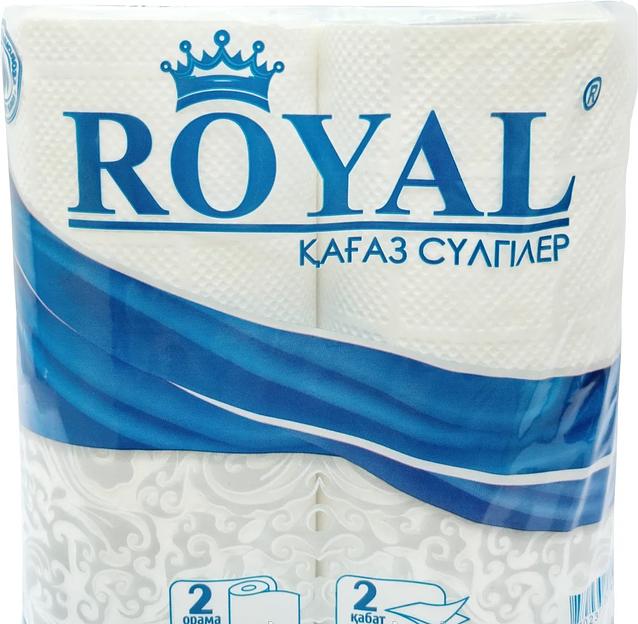 Бумажные полотенца Royal упаковка 2 рулона фото 1
