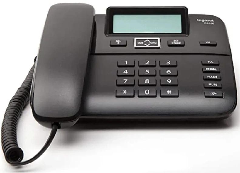 Телефон проводной Gigaset DA260 черный фото 2