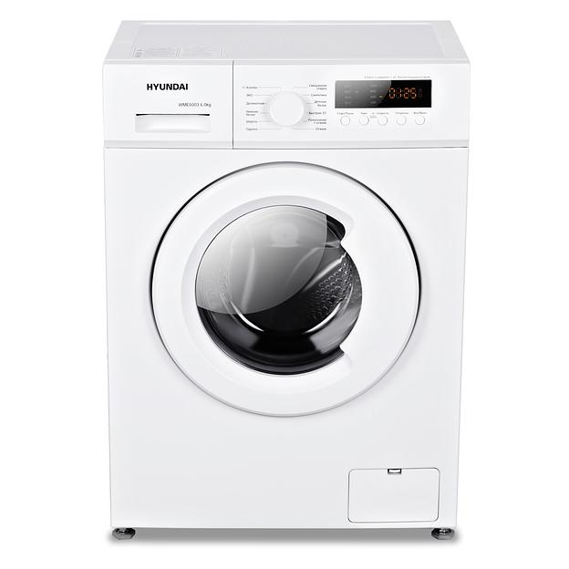 Стиральная машина Hyundai WME6003 класс: A++ загр.фронтальная макс.:6кг белый фото 1