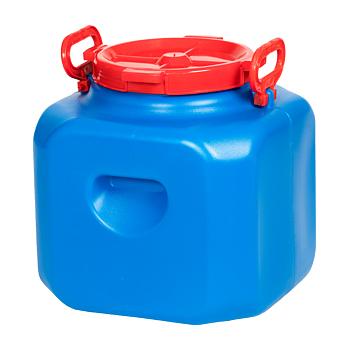 Бочка 30 л «Дачная» квадратная из пищевого полиэтилена, опт фото 1