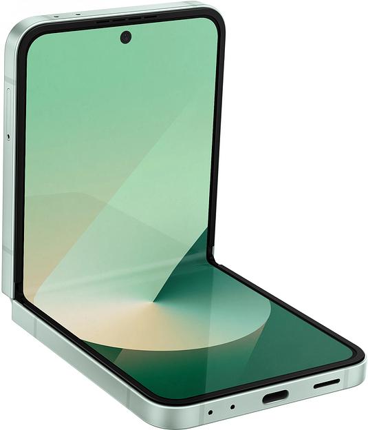Смартфон Samsung SM-F741B Galaxy Z Flip 6 5G 256Gb 12Gb мятный раскладной 3G 4G 1Sim 6.7" 1080x2640 Android 14 50Mpix 802.11 a/b/g/n/ac/ax NFC GPS GSM900/1800 GSM1900 TouchSc Protect фото 5