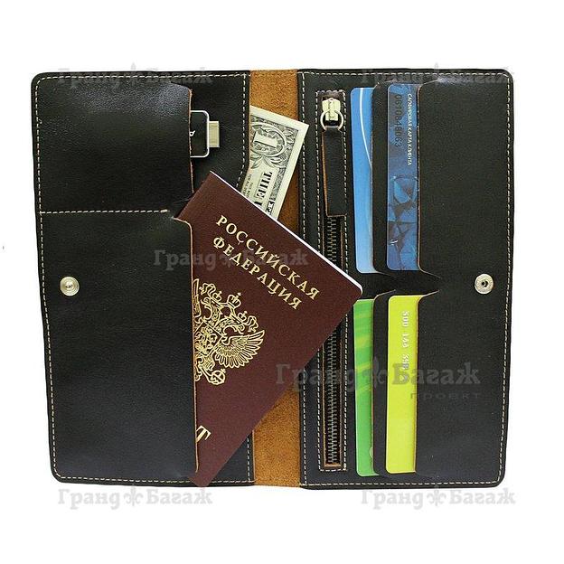 Бумажник путешественника RS КО-2-RS/черн фото 6