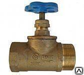 Вентиль латунный пожарный 15Б3р Бологое для труб фото 1