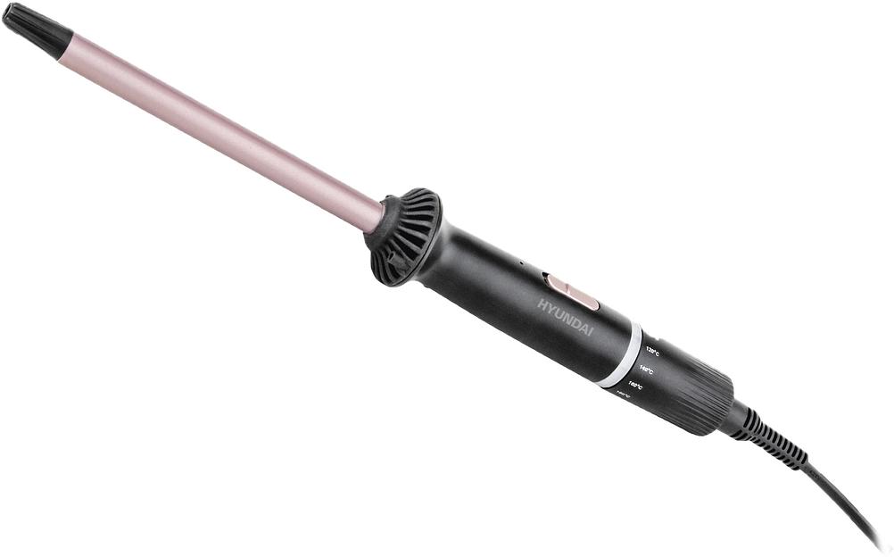 Щипцы Hyundai H-HS1415 25Вт макс.темп.:180С покрытие:керамико-турмалиновое черный фото 1