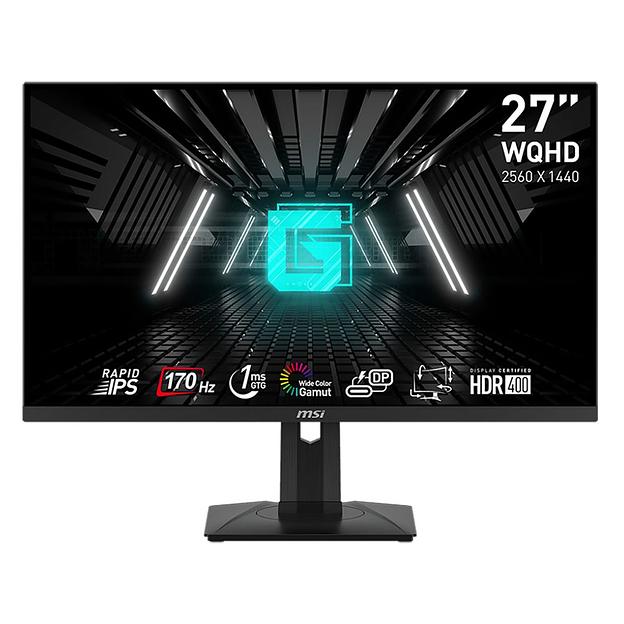 Монитор MSI G274QPF E2 27" 16:9 WQHD(2560x1440) Rapid IPS,1ms, 1000:1, 100M:1, 400nit, 178/178, 2xHDMI 2.0b, DP 1.4a, USB-C, Tilt, Swivel, Height,Pivot,VESA,180Hz,Black,1y w-ty (9S6-3CC29H-270) фото 1