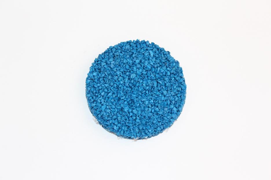 Резиновая крошка EPDM 0,6-1,5 мм голубая ОПТ фото 1