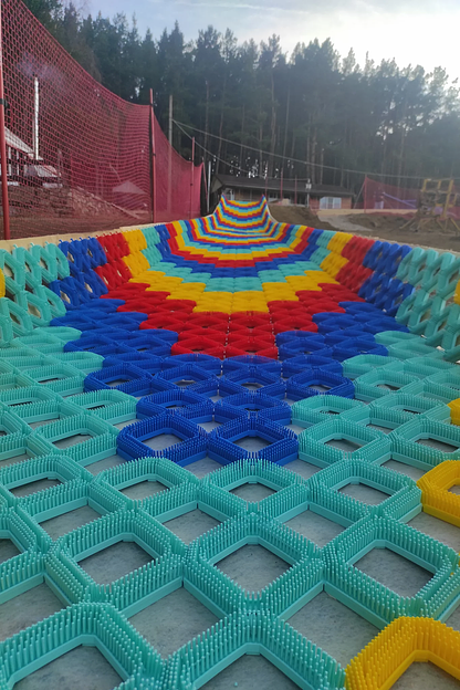 Покрытие для игровых площадок Snowtech цвет синий ОПТ фото 4