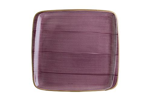 Тарелка прямоуг. 270*250 мм. без полей Блэкберри, форма Мув /1/6/ фото 1