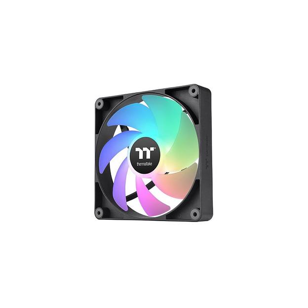 Вентилятор Thermaltake CT120 Sync 2шт, 120мм, 4-pin, 2000об/мин, 25.8 дБ, ARGB, черный, Ret [cl-f149-pl12sw-a] фото 1