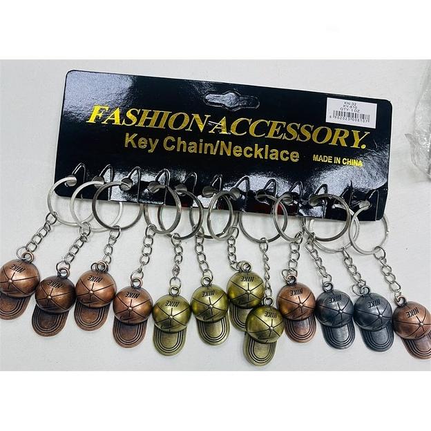 Брелок металлический (KY-810) бейсболка кепка Nike 3 цвета 12 шт ОПТ фото 1