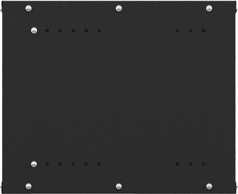 Шкаф коммутационный NTSS Lime (NTSS-WL6U5560GS-BL) настенный 6U 550x600мм пер.дв.стекл несъемн.бок.пан. 30кг черный 12кг фото 3
