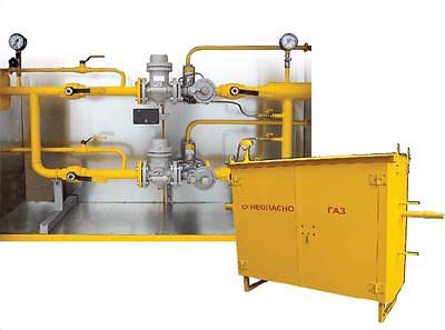 Пункты редуцирования газа серии ПРГ для коммерческого учета газа (шкафной) фото 1