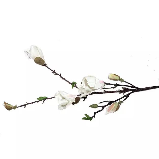 Толстая ветка с цветами и бутонами 886-23 100см фото 1