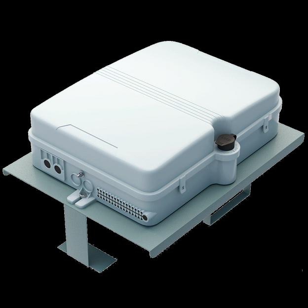 Кронштейн для крепления оптических коробок с местом для запаса кабеля фото 1