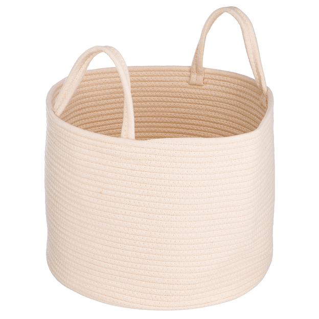 Корзина для хранения "Хлопок", Д350 Ш350 В290, бежевый фото 1