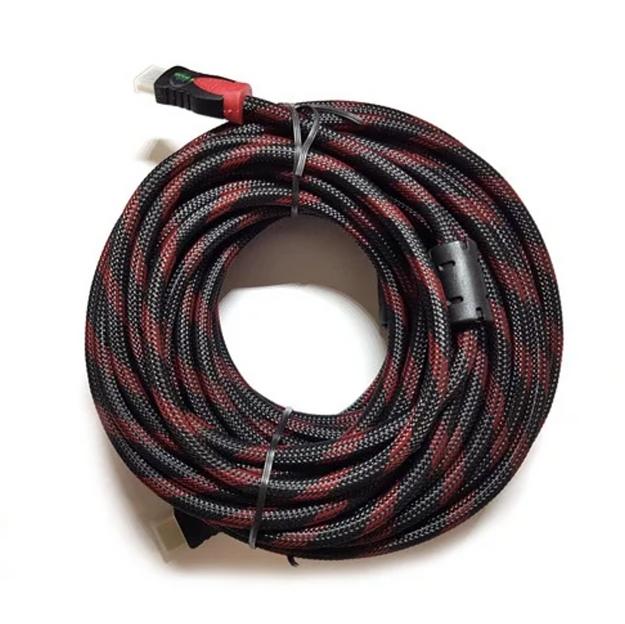 Кабель ViTi HDMI, черно-красный 15 м, опт фото 1