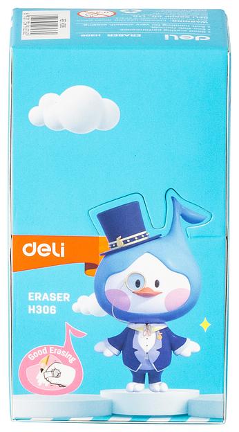 Ластик Deli EH306 Little Sinnger 54х20х10мм ПВХ ассорти (1шт) фото 4