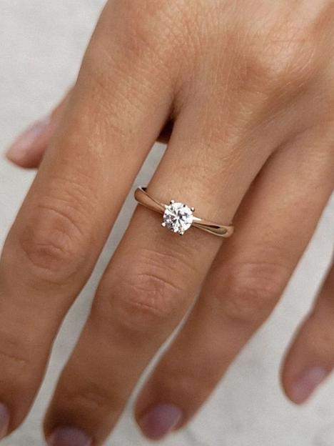 Женское кольцо из серебра с фианитом 925 фото 3