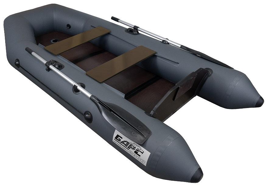 Лодка Барс 2800 СКК, габариты: 2800*1320*345 мм., цвет: графит фото 2