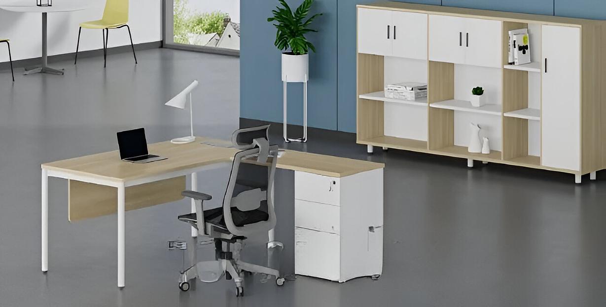 Стол угловой с тумбой 2100х2100х750 мм, под заказ фото 2