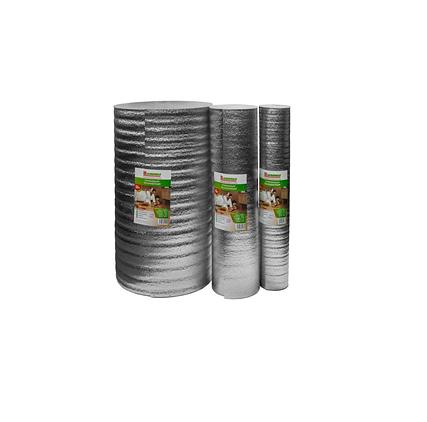 Подложка из вспененного полиэтилена с отражающим слоем из лавсана Изопол НПЭ 02Л фото 1