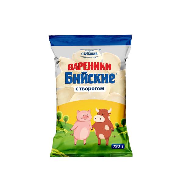 Вареники с творогом «Бийские», 750 г фото 1